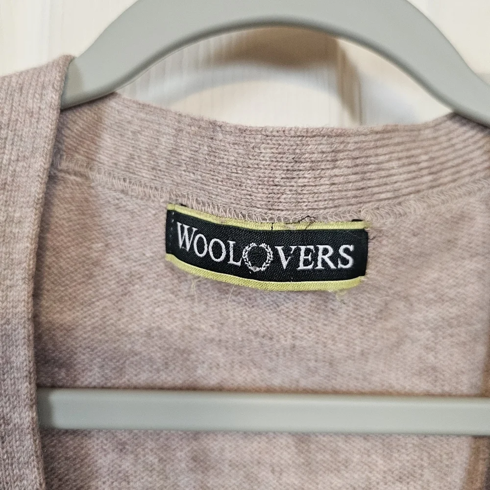 WoolOvers Wool Button Down Cardigan Sweater